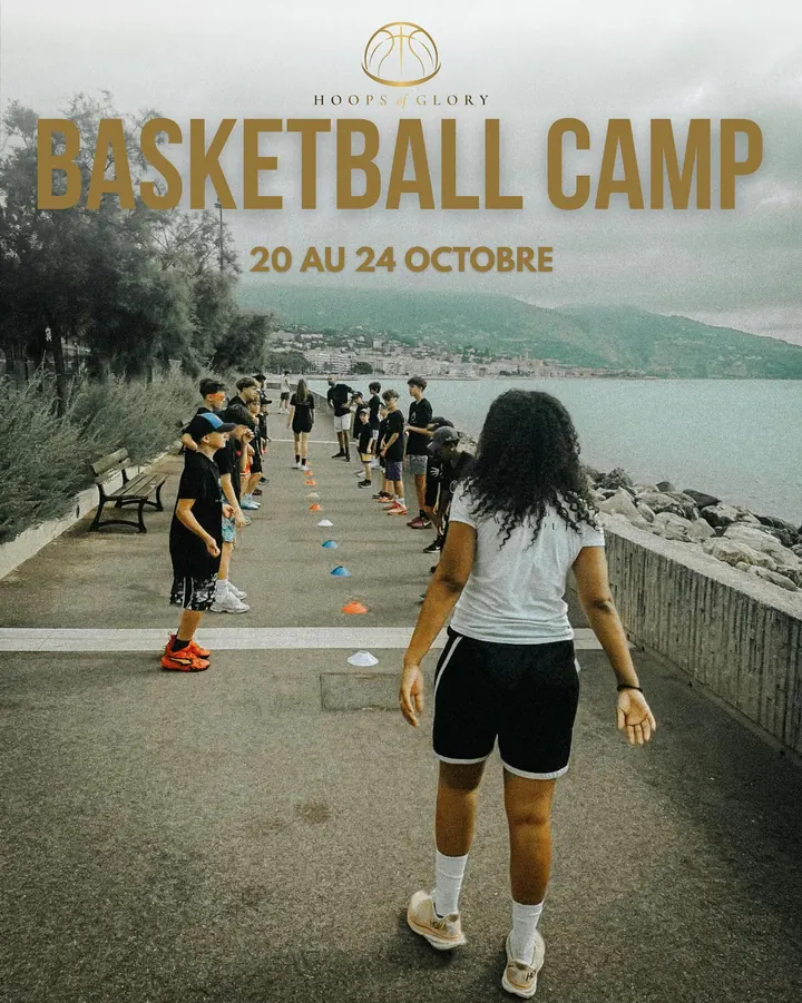 Affiche du stage d'octobre : exercice sur la promenade du bord de mer